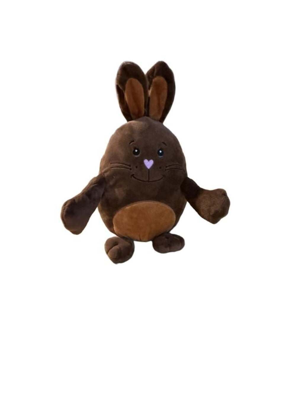 Progressive Plush Booker Egg Shaped Brown Bunny Stuffed Animal